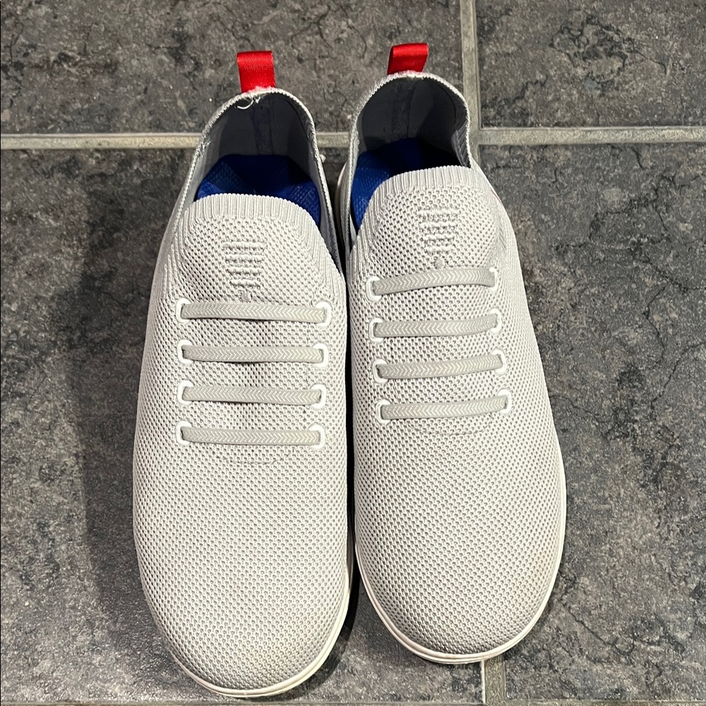 Gray Knit Shoes